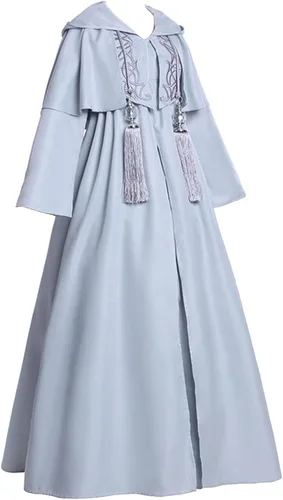 Vista 2 de Vibsion FF14 Hydaelyn - Capa con capucha para cosplay