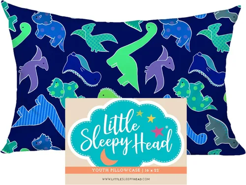 Vista 8 de Funda de almohada para jóvenes Little Sleepy Head - 100% funda de almohada de algodón y hipoalergénica - Funda de almohada envolvente de ajuste