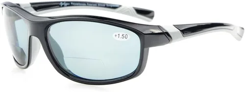 Vista 28 de Eyekepper Gafas de sol deportivas bifocales polarizadas para mujer