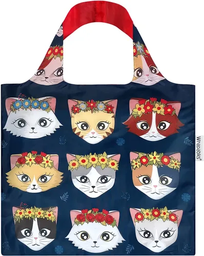 Vista 16 de allydrew Allybag - Bolsa de comestibles plegable y ligera, reutilizable, Abrtract 1