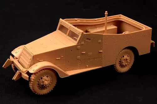 Vista 3 de Hobby Boss Kit de construcción de modelo de vehículo temprano de coche Scout blanco M3A1 (HY82451)