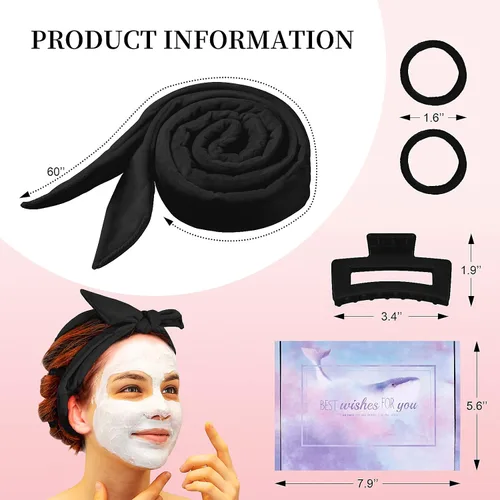 Vista 6 de Flylipu Diadema de Varilla Rizadora sin Calor, Mejorada de 60" Extra Larga, Rizadores de Cabello Suaves para Dormir, Rizos sin Calor para Niñas