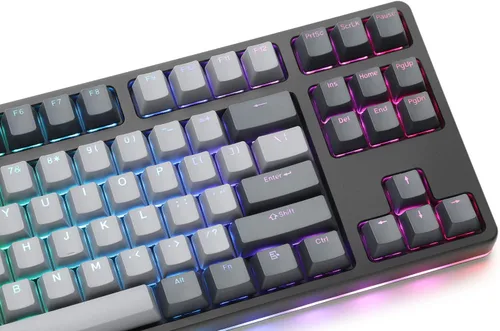 Vista 3 de DROP CTRL Teclado mecánico de alto perfil teclado para juegos Tenkeyless TKL (87 teclas), interruptores de intercambio en caliente, programable, LED