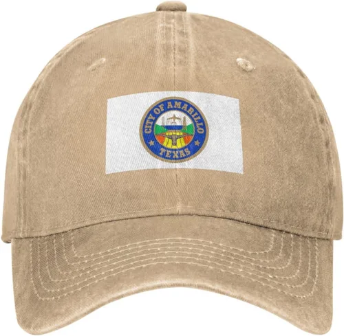 Vista 13 de Amarillo Texas Seal Baseball Cap for Men Women Hats Adjustable Dad Hat Cotton Caps