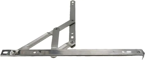 Vista 4 de Bisagras para ventana abatible, bisagras de fricción de acero inoxidable de 12 pulgadas, 2 piezas