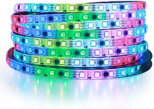 Vista 12 de ALITOVE WS2812B WS2811 Controlador LED direccionable RF remoto inalámbrico Mini controlador 5 ~ 24 V CC para WS2812 WS2811 Dream Color Rainbow RGB