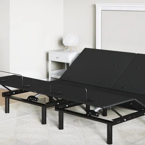 Vista 14 de Sven & Son Essential - Base de cama ajustable tamaño twin XL + colchón de espuma viscoelástica de gel frío de 10 pulgadas, inalámbrica, fácil