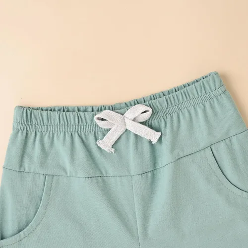 Vista 52 de Ropa para bebé niño pequeño, trajes de verano de manga corta, camiseta de retazos y pantalón con bolsillo, conjunto de 2 piezas, 12 meses a 4 años