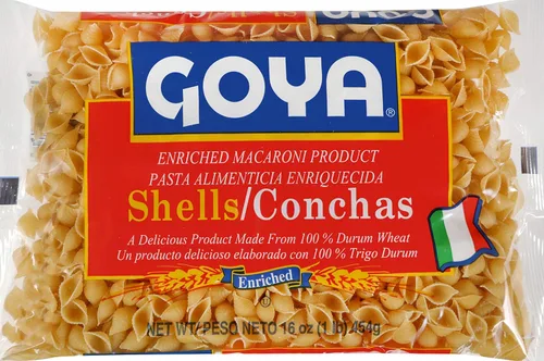 Vista 2 de Goya Foods Shells Pasta, 16 onzas (paquete de 20)