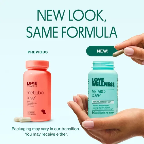 Vista 2 de Love Wellness Metabolove Suplemento potenciador del metabolismo para mujeres Combate los antojos y aumenta el suplemento energético Cortisol