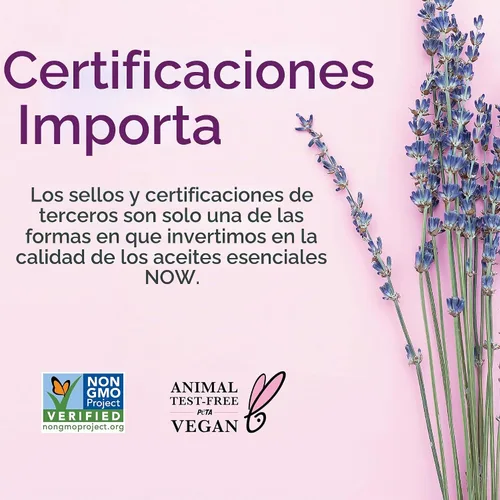 Vista 5 de Let There Be Peace & Quiet - Kit de aceites esenciales relajantes NOW Foods de 0.1-0.3 fl oz de aceite