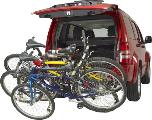 Vista 4 de ROLA 59401 TX Soporte de enganche para 4 bicicletas con inclinación y seguridad