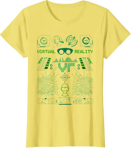 Vista 24 de Camiseta de realidad virtual VR Retro Gamers, Negro, S