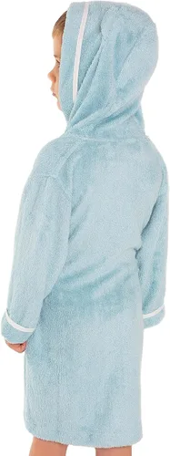 Vista 2 de Bata de baño suave de alta calidad para bebés y niños, rayón de bambú orgánico, bata con capucha, bata para niñas y niños