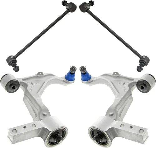 Vista 160 de Detroit Axle - Barras estabilizadoras de brazos de control delanteros 4WD para Ford 2005-2008 F-150 Lincoln Mark LT, 2 brazos de control superiores