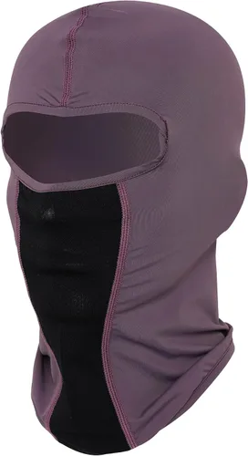Vista 10 de Pasamontañas para hombres y mujeres, diseño de malla transpirable, UPF 50+, máscara facial refrescante Negro+ Slategrey