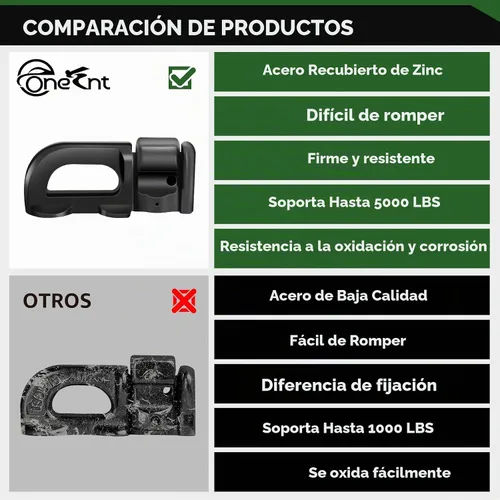 Vista 6 de Ajuste de doble perno en L para riel en L Usado con riel en L para cama de camión, control de carga de remolque, camioneta, RV, ATV, con capacidad