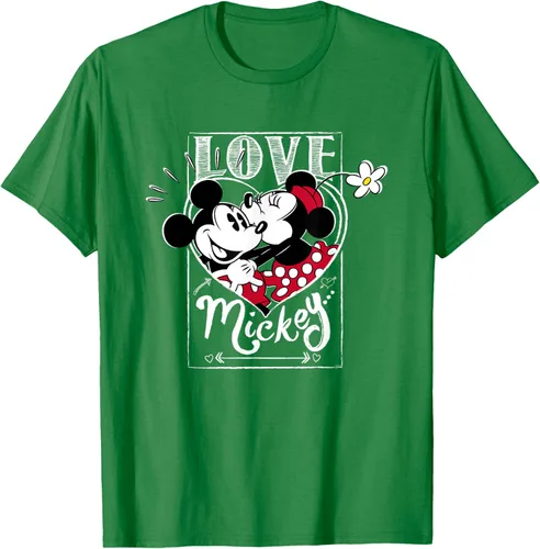 Vista 52 de Disney Mickey & Minnie Mouse Love Mickey - Camiseta para el día de San Valentín