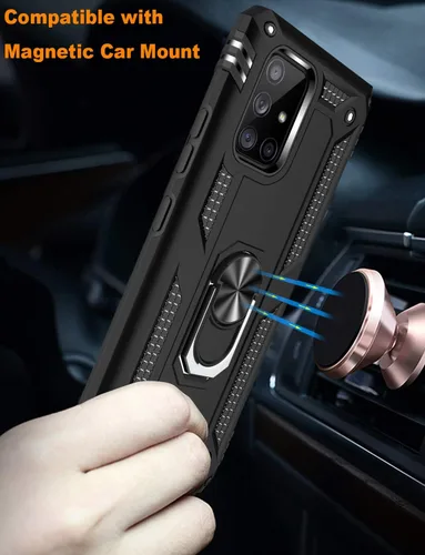 Vista 7 de LUMARKE Funda para Galaxy A51 5G con Protector de Pantalla, Pasa Prueba de Caída de 16 pies de Grado Militar, Cubierta Protectora para Teléfono