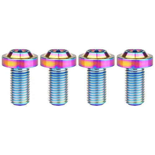Vista 16 de Titanium M10 Torx Head Bolt (M10x10mm Pitch 1.25mm, Black) 10 15 20 25 30 35 40 45 50 55 60mm Pitch 1.25/1.5mm Screw Pack of 4