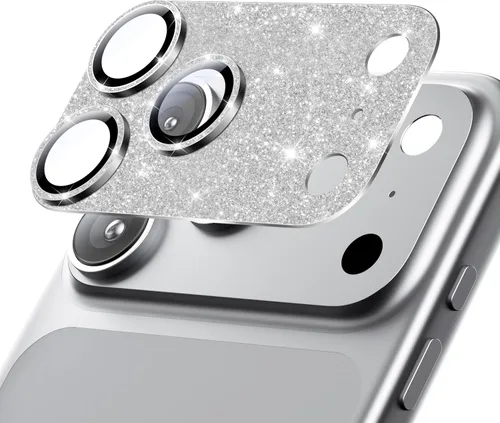 Vista 25 de Hoerrye para iPhone 16 Pro Max/iPhone 16 Pro Protector de Lente de Cámara - [1:1 Mantiene el Diseño Original de la Lente y 10X a prueba de roturas]