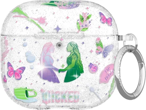 Vista 21 de VELVET CAVIAR Funda compatible con AirPods 4 con llavero, bonitas fundas protectoras duras de 4ª generación para mujer, diseño de lunares azules