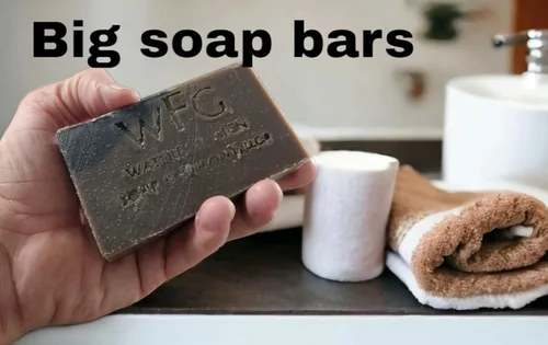 Vista 4 de WFG WATERFALL GLEN SOAP COMPANY, LLC, Mistique, sándalo, pachulí y especias jabón de baño, jabón corporal, jabón vegano natural enriquecido