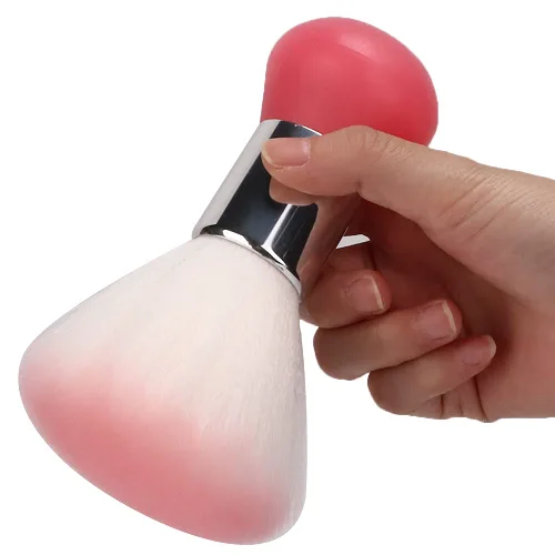 Vista 8 de Cepillo de plumero de cuello, Cepillo de barrido de pelo Cepillo de limpieza de pelo roto para peluquería ()
