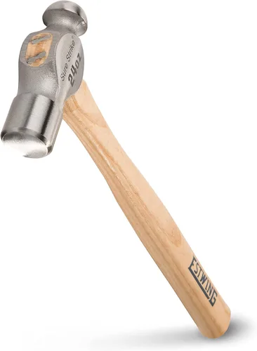 Vista 6 de ESTWING Sure Strike Martillo de Bola - Martillo de 12 oz Herramienta para Trabajar Metales con Cabeza de Acero Forjado y Mango de Madera de Hickory
