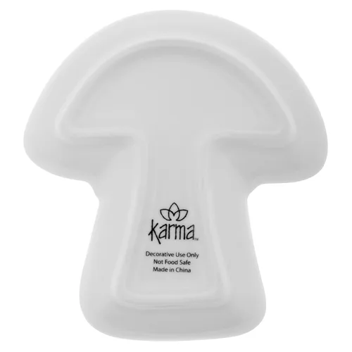 Vista 2 de Karma, BANDEJA BOHO B&W CON FORMA DE TRINKET SETA