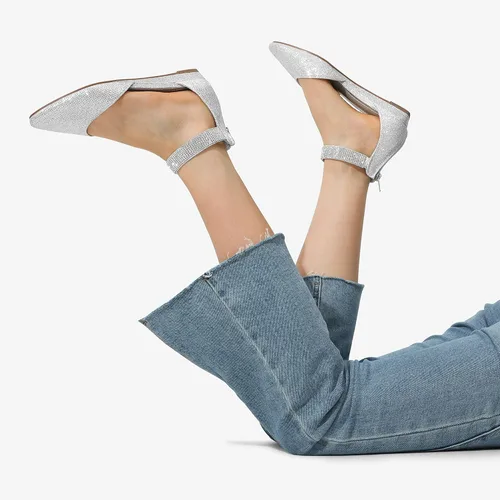 Vista 7 de Dream Pairs - Zapatos de plataforma baja con correa en el tobillo para mujer