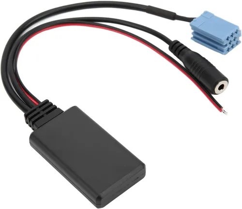 Vista 4 de Tbest Cable estéreo Bluetooth5.0 Aux in 0.138 in Jack Iso 7 607 897 093 Terminales de reemplazo de micrófono manos libres y arneses de cableado