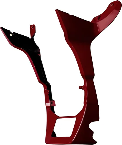 Vista 25 de HR3 Cubierta de alerón de carenado de whisky ámbar compatible con modelos Harley Road Glide FLTRX FLTRXS FLTRXST FLTRXSE 2017-2023 Amber Whiskey