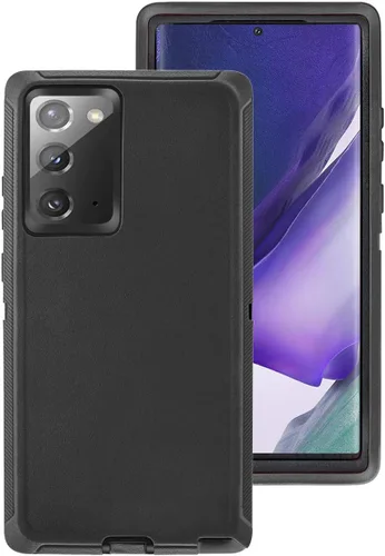 Vista 6 de AICase Funda para Galaxy Note 20, protección contra caídas de cuerpo completo, resistente, a prueba de golpes, caídas y polvo, 3 capas, funda