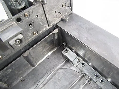 Vista 4 de Mato 1/16 Chasis de metal con tensor de riel panel trasero para Heng Long 3818-1 RC German Tiger 1 tanque inferior casco robot chasis