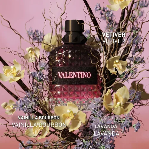 Vista 2 de Uomo Born In Roma Intense por Valentino para hombre - 3.4 oz EDP Spray