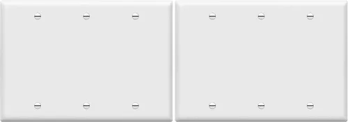 Vista 9 de ENERLITES - Placa de pared para ocultar dispositivos, acabado brillante, tamaño estándar 1 gancho 4.50 x 2.76 pulgadas, termoplástico de Negro