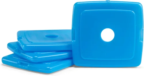 Vista 8 de Cool Coolers by Fit + Fresh, 4 Pack Slim Ice Packs, Space Saving Reusable Ice Packs for Lunch Boxes or Coolers