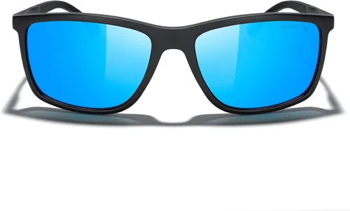 Vista 3 de MERRY'S Gafas de sol polarizadas rectángulo unisex para pesca que conduce el templo de aluminio S8658 del golf