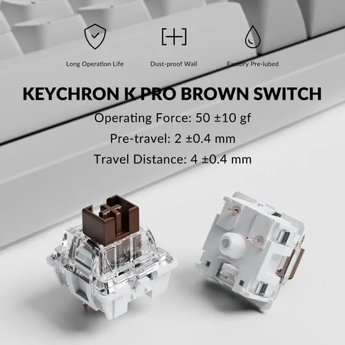 Vista 8 de Keychron Q1 Pro Teclado mecánico inalámbrico personalizado, QMKVIA programable de aluminio completo 75% diseño BluetoothRGB con cable
