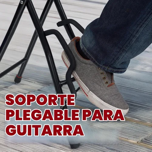 Vista 3 de Gator Frameworks - combinación de asiento para tocar y apoyar la guitarra (GFW-GTR-SEAT)