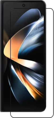 Vista 5 de Protector de pantalla para Samsung Galaxy Z Fold4 5G, [2 piezas] de vidrio templado antiarañazos de cobertura completa para teléfono Galaxy Z Fold 4