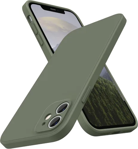 Vista 29 de SURPHY Diseño para Funda iPhone 11 con Protección de Cámara, Diseño Delgado de Borde Recto, Funda de Teléfono de Silicona Líquida para iPhone 11