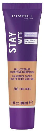 Vista 16 de 3 x Rimmel London Stay Matte - Base líquida mousse mate 30ml - 201 Beige clásico