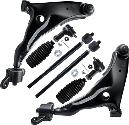 Vista 227 de Detroit Axle - Kit de brazos de control de extremo de 8 piezas para Toyota 2001-2003 Highlander 2002-2003 Camry Lexus ES300, 2 conjuntos de brazos