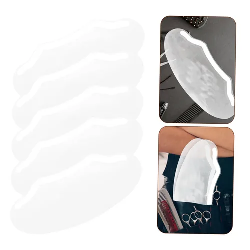 Vista 9 de PartyKindom 50 piezas de protector de ojos transparente para corte de cabello, protector de maquillaje duradero para salón y uso doméstico