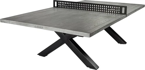 Vista 12 de JOOLA - Mesa de tenis de mesa para exteriores - Mesa de conferencia multiusos, mesa de comedor - Aspecto de madera y concreto, incluye set de red
