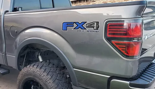 Vista 2 de FX4 - Adhesivo de repuesto para Ford F150 (2015-2020), color azul, FBLU (juego de 2)