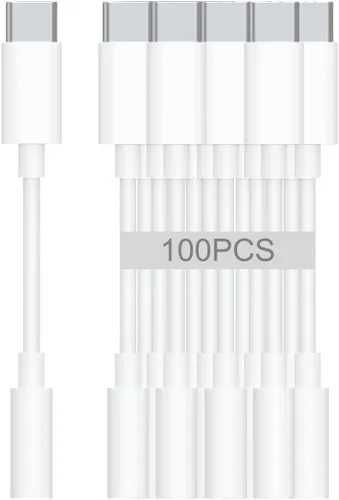 Vista 14 de Adaptador de auriculares de audio USB-C a 0.138 in – HiFi 2 unidades compatibles con Apple iPhone 17 16 15 Samsung Galaxy S25 S24 S23 S22 S21 Plus