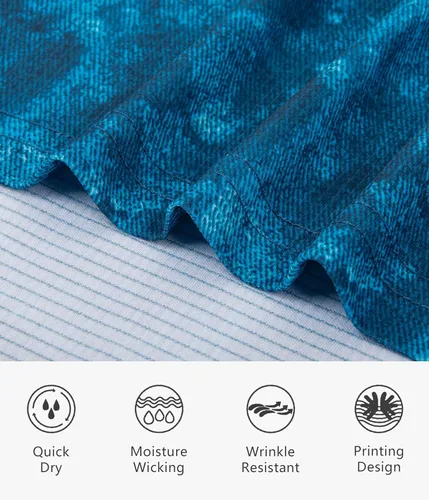 Vista 137 de TAPULCO Camisetas tipo polo de secado rápido para hombre, diseño de camuflaje, atléticas, ligeras, transpirables, casuales, para golf